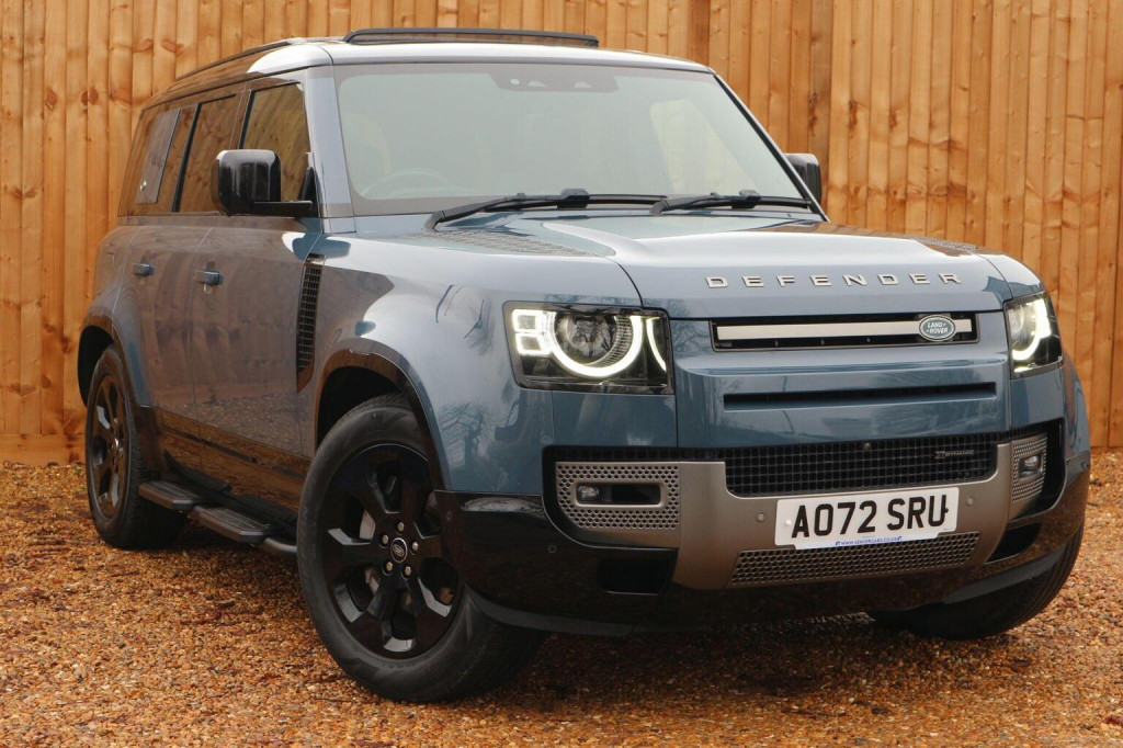 SOLD - Used LAND ROVER DEFENDER 110 2022 Blue in Market Harborough ...